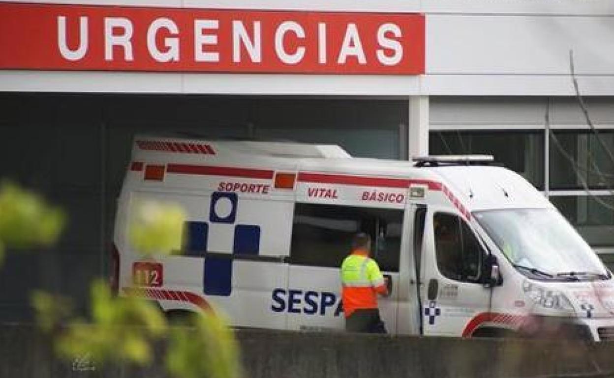 Un hombre resulta herido en un accidente de tráfico en Mieres