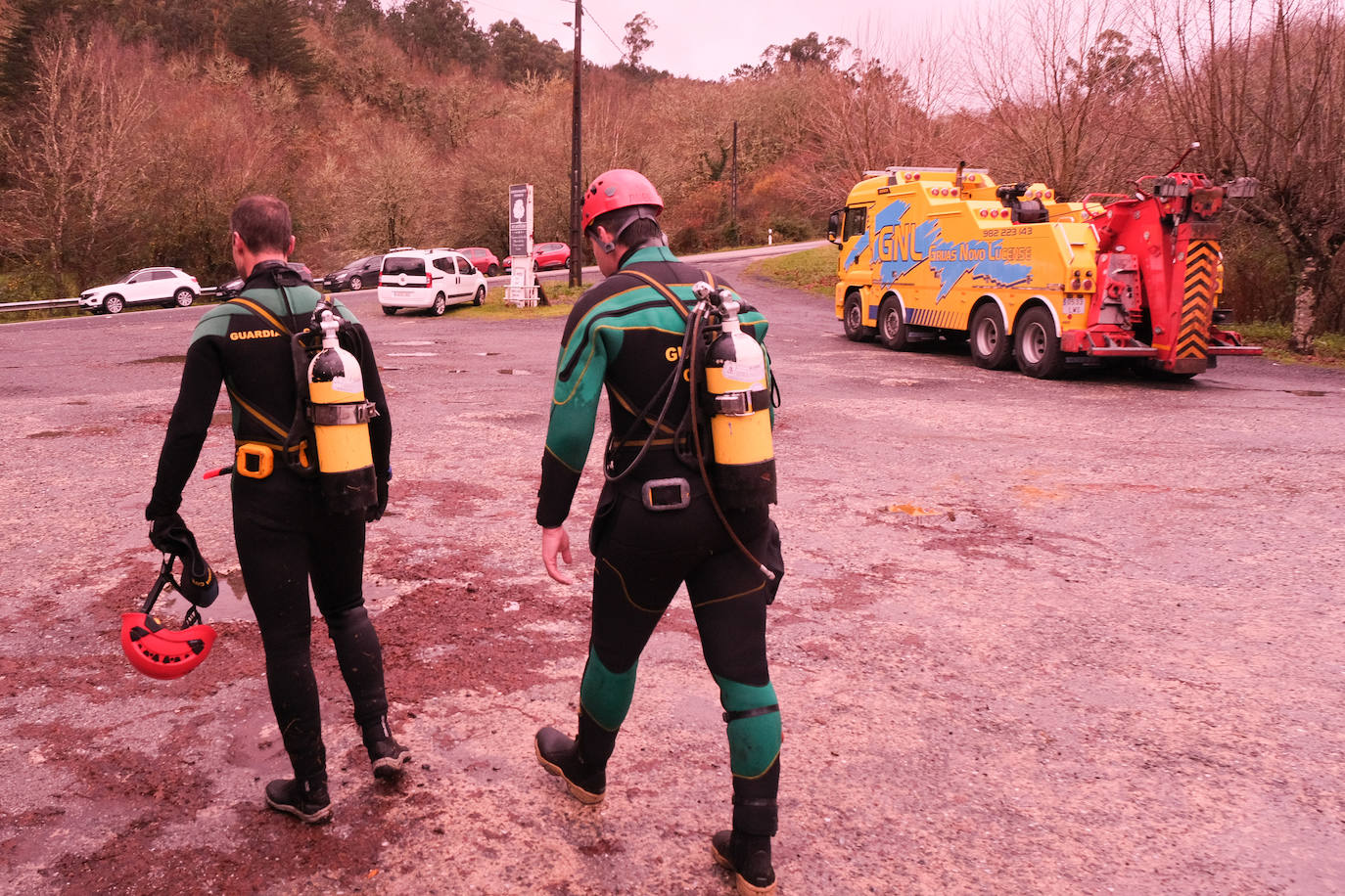 Fotos: Tragedia en Galicia al precipitarse un autobús al río Lérez en Pontevedra