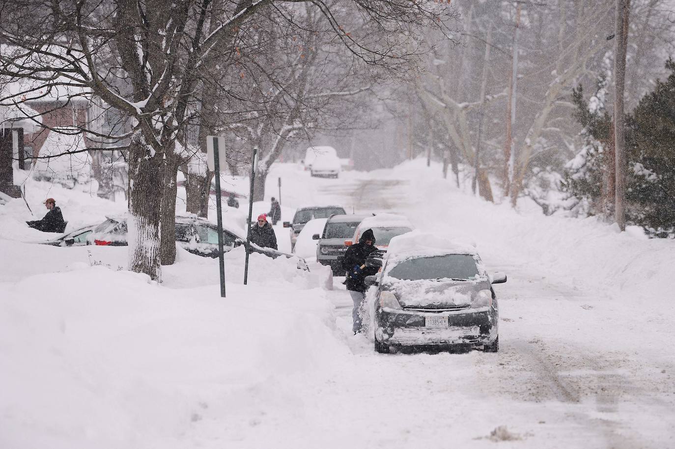 Fotos: Nueva York se congela: las increíbles imágenes de una ciudad sepultada por la nieve