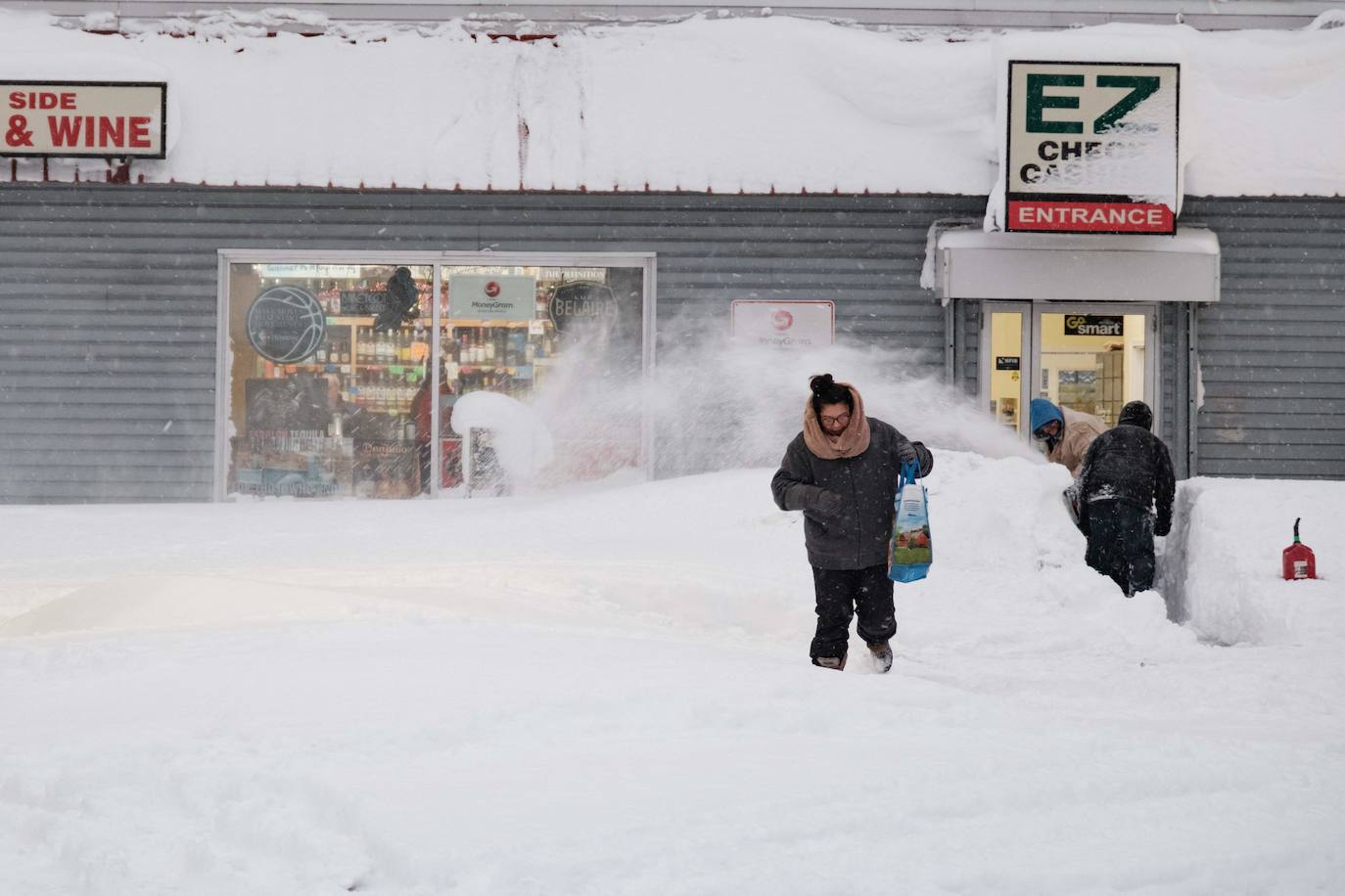 Fotos: Nueva York se congela: las increíbles imágenes de una ciudad sepultada por la nieve