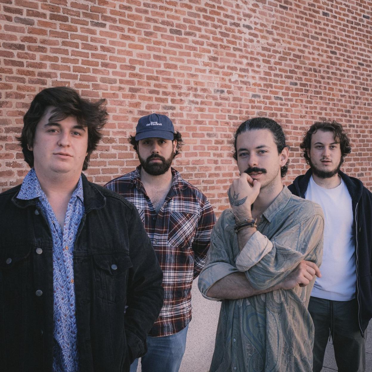 Jano Díaz, Nacho Díaz, Álex de Miguel y Luis García, los cuatro componentes de Drugos. 