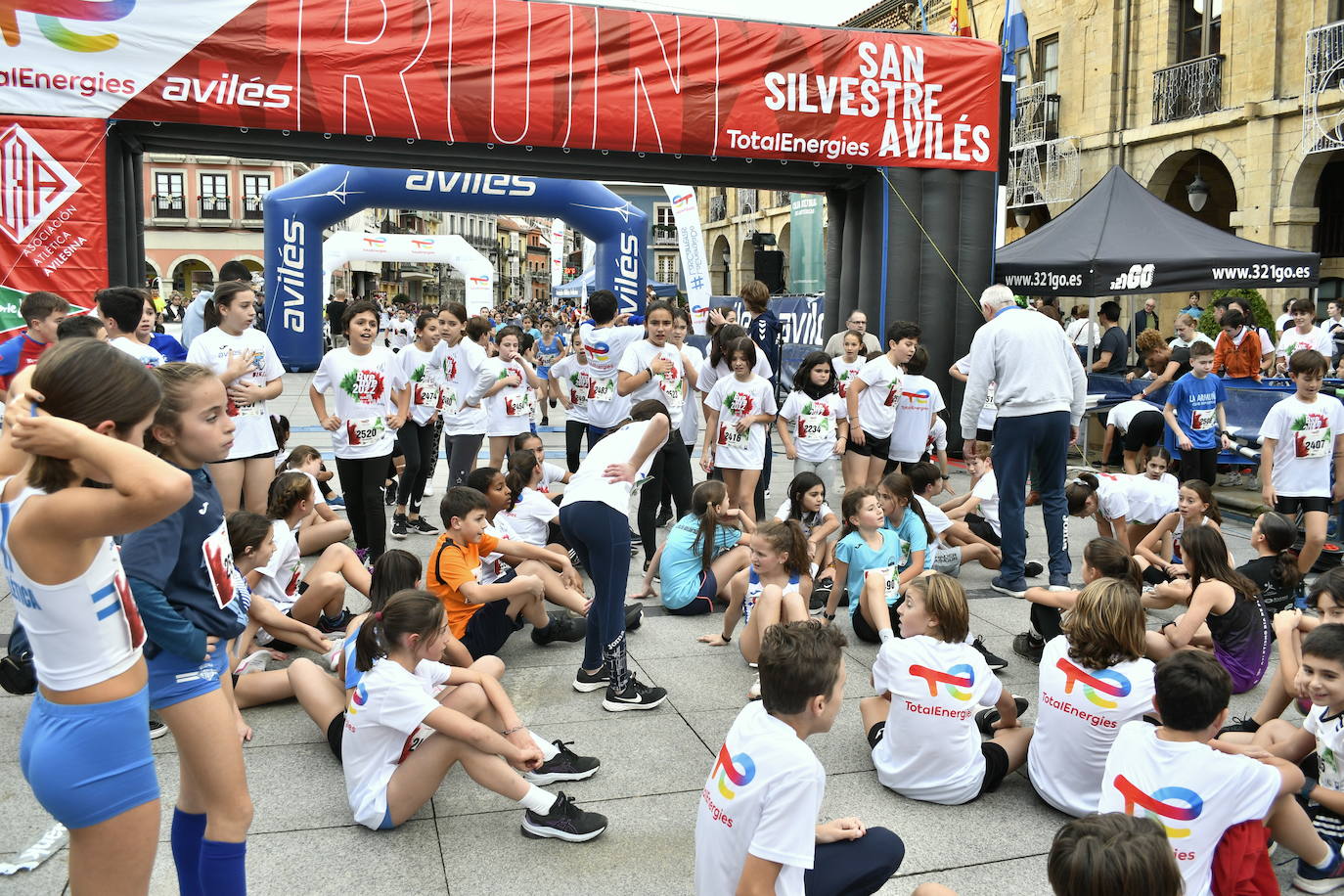 Fotos: Los más pequeños abrieron la competición en Avilés