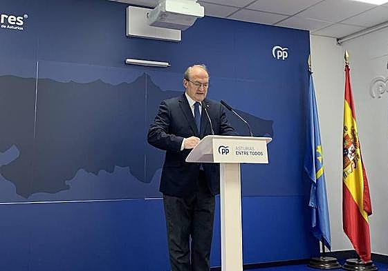 José Cuervas-Mons, ayer.