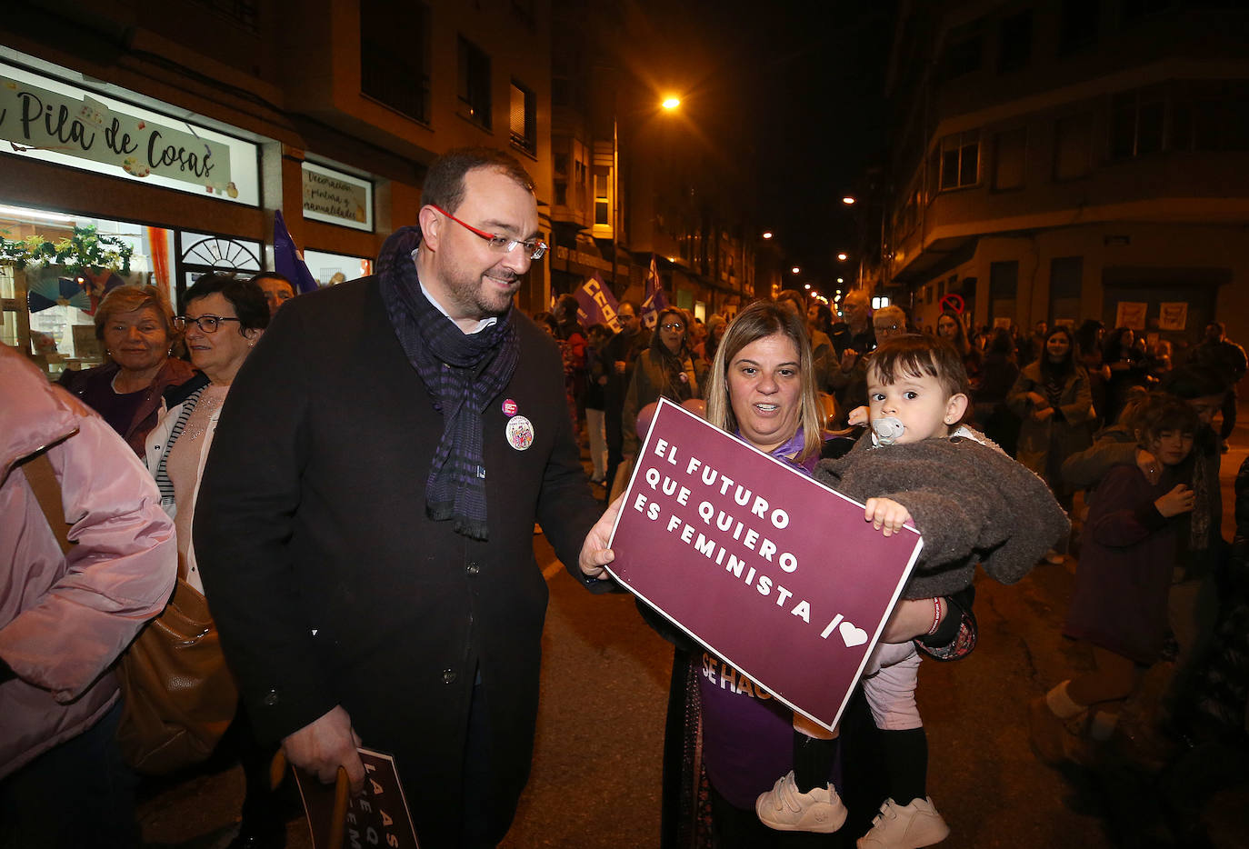 La lucha por la igualdad toma las calles de Mieres