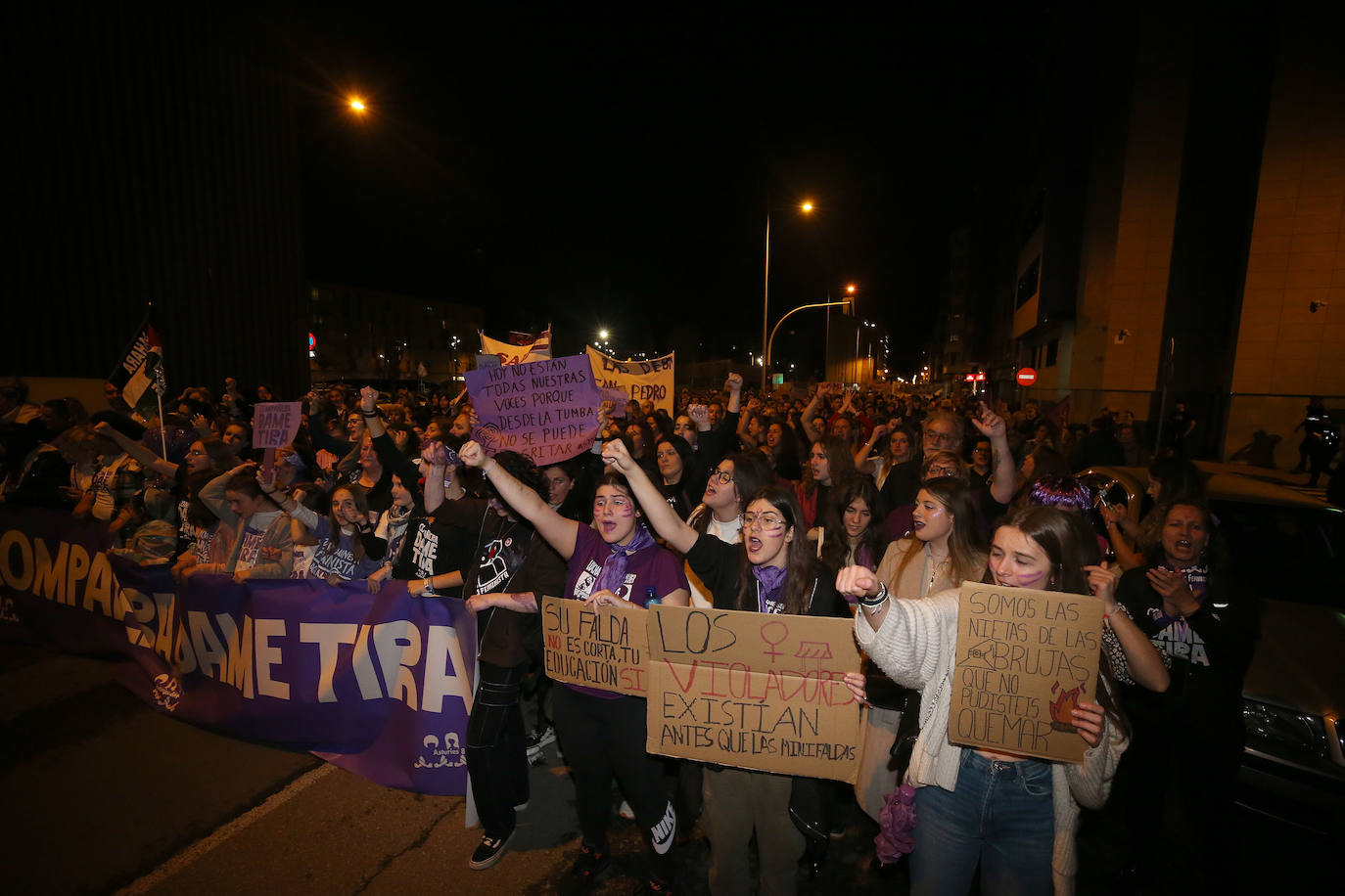 La lucha por la igualdad toma las calles de Mieres