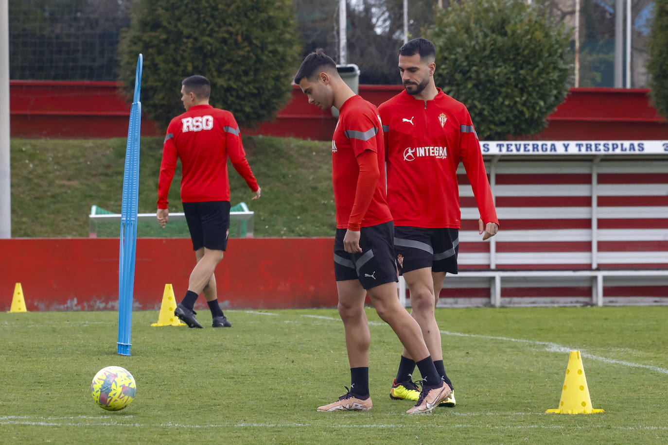 Entrenamiento del Sporting (10/03/2023)