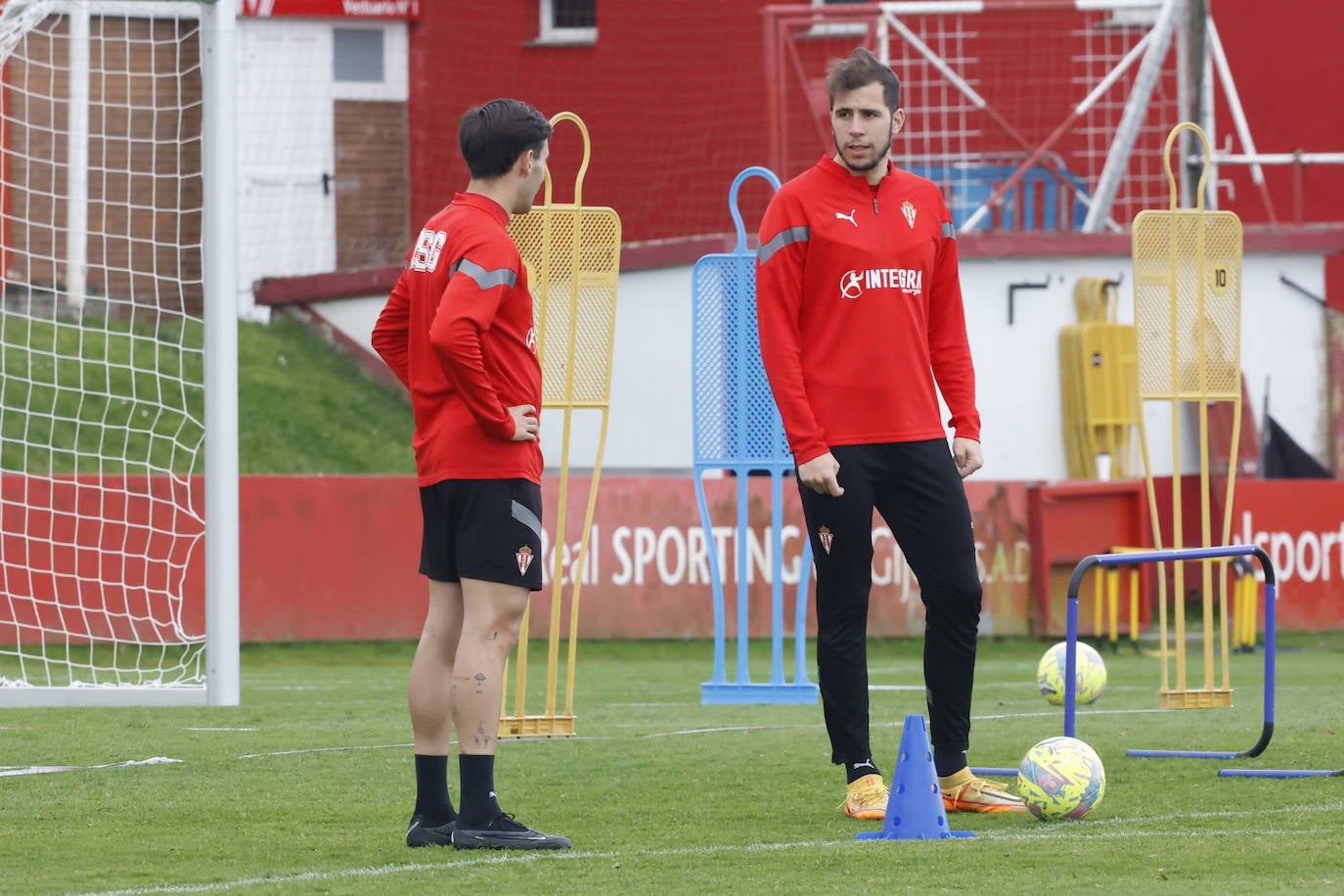 Entrenamiento del Sporting (10/03/2023)