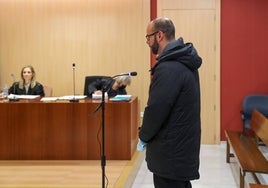 Raúl V. B., durante el juicio celebrado en el Penal 1 de Gijón