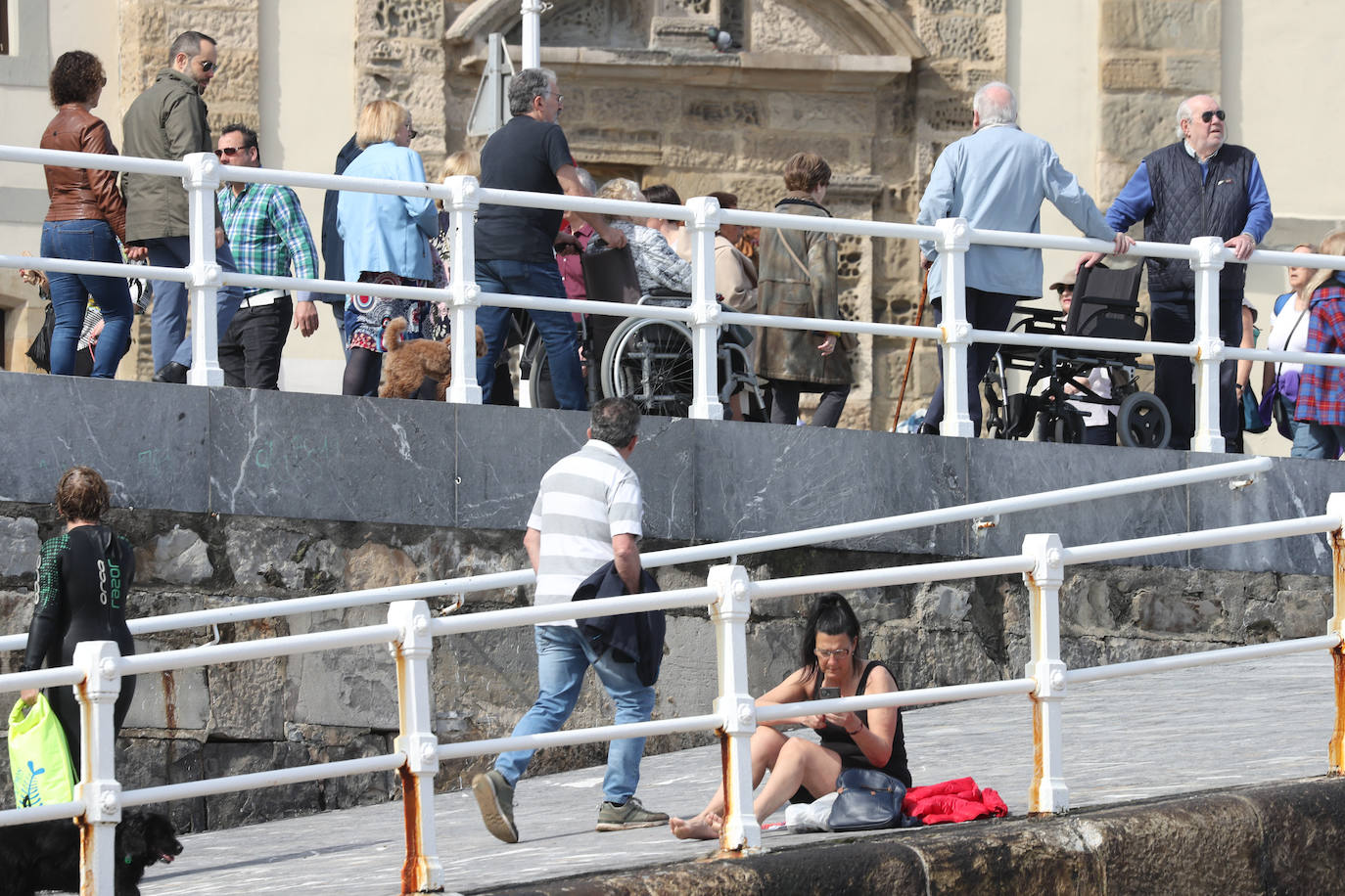 Día de playa a 25 grados en marzo