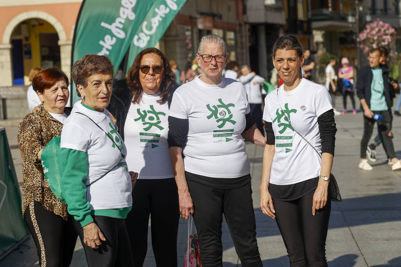Marcha comarcal por la igualdad en Avilés