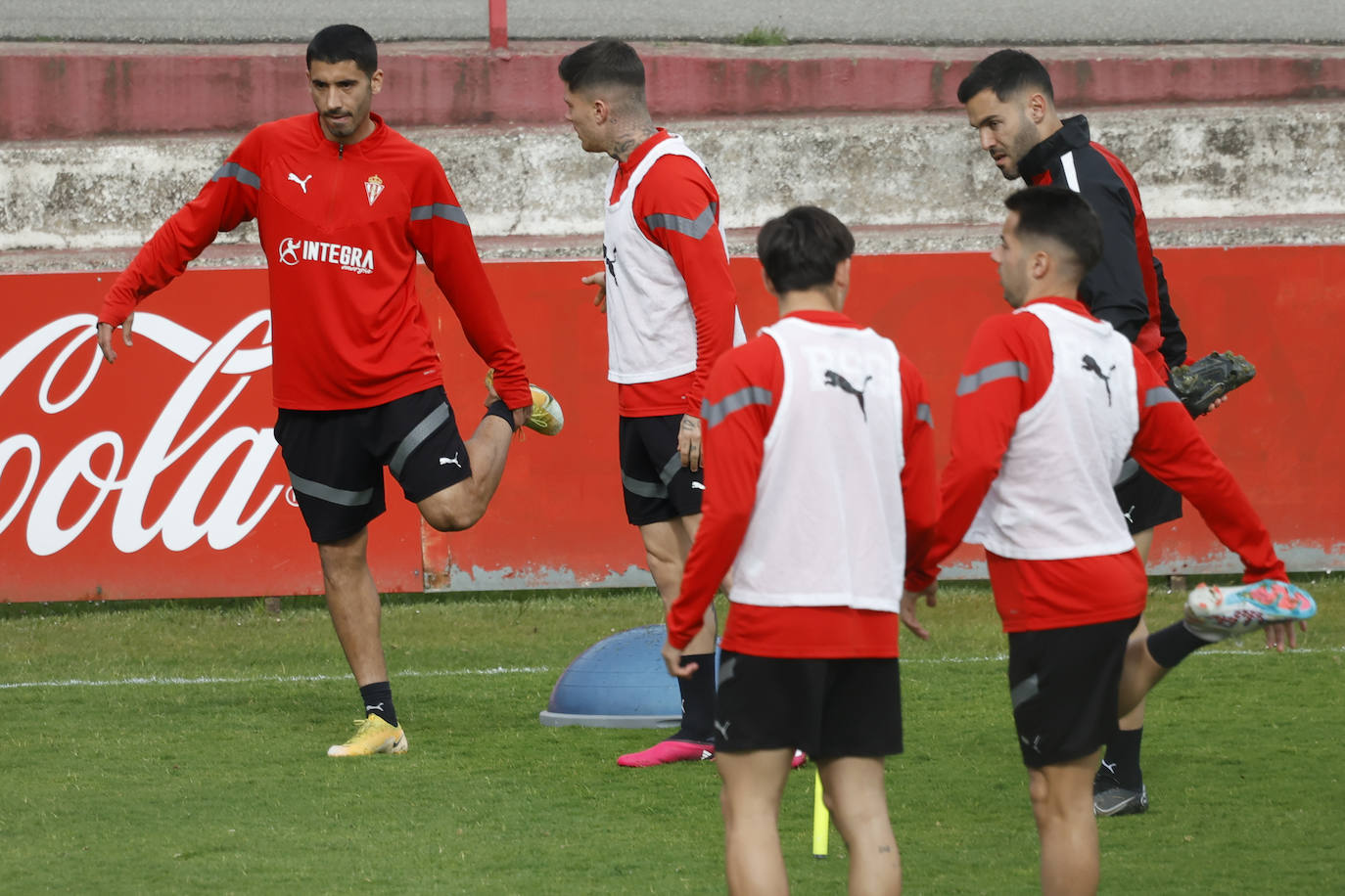 Entrenamiento del Sporting (16/03/2023)