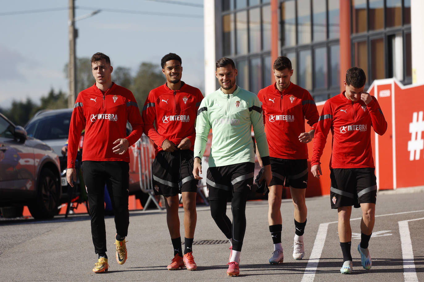 Entrenamiento del Sporting (17/03/2023)