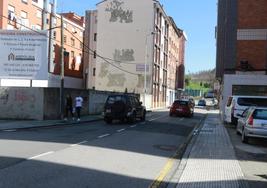 Calle Ana María, en El Llano, donde sucedieron los hechos.