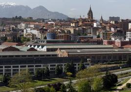 Una vista general de la fábrica de armas de La Vega.