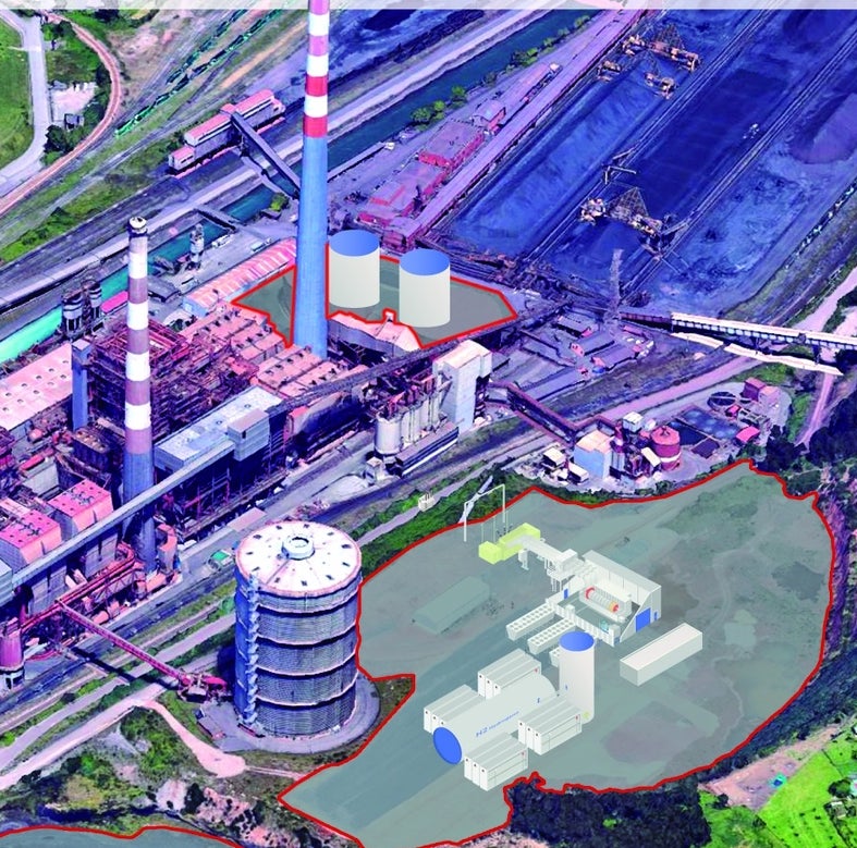 La zona, al lado del gasómetro, en la que se ubicará la primera fase del valle del hidrógeno.