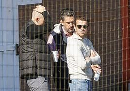 Alejandro Irarragorri, esta mañana en Mareo