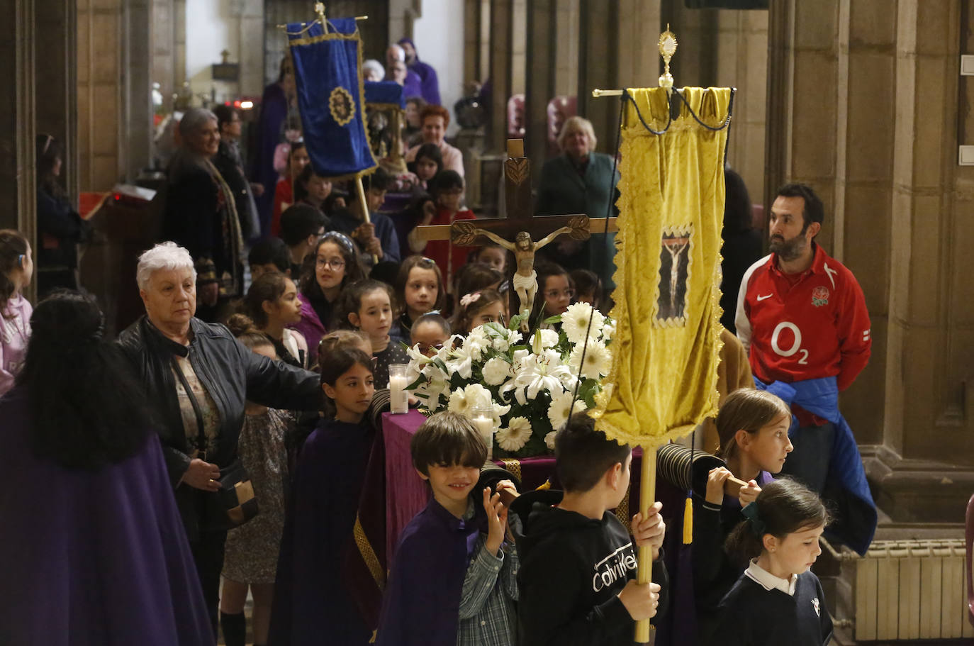 Procesión infantil en la iglesia de San José