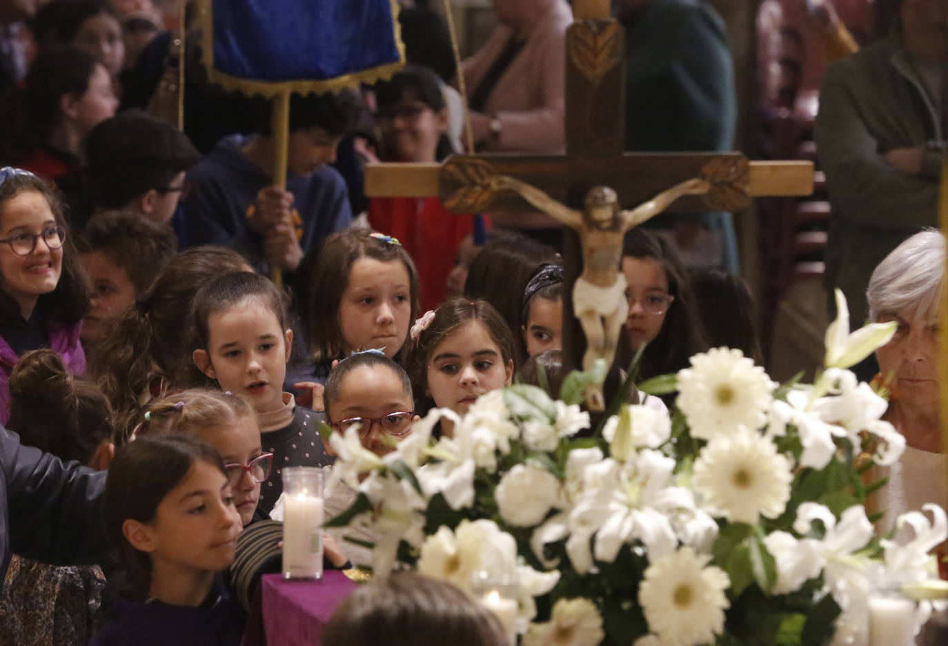 Procesión infantil en la iglesia de San José