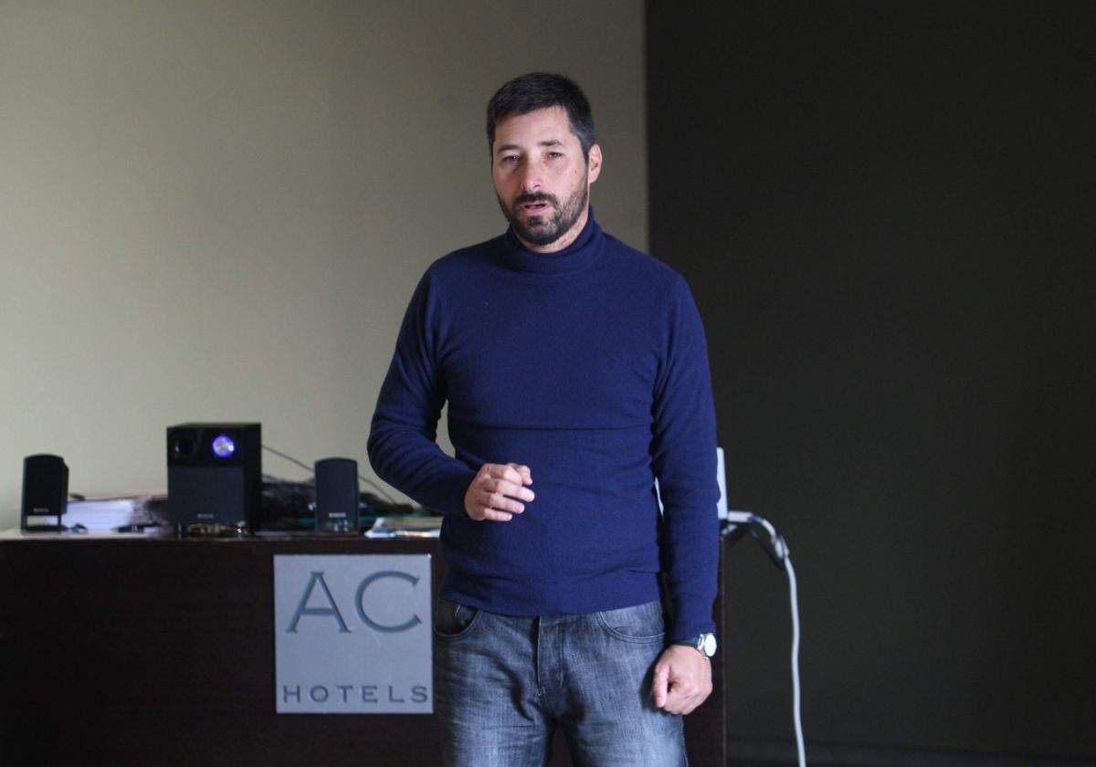 Félix Ríos, en una de sus visitas a Oviedo para ofrecer un taller de perfilación criminal.