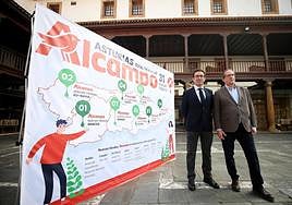 El director territorial de Alcampo en Asturias, Jesús López, y el director de Alcampo Gijón y responsable de buena parte de los nuevos supermercados, Miguel Bango.
