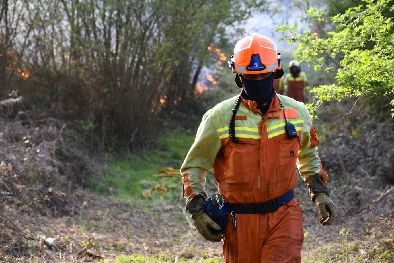 El fuego devasta Asturias