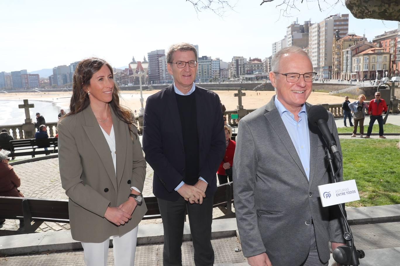 Núñez Feijóo visita Gijón