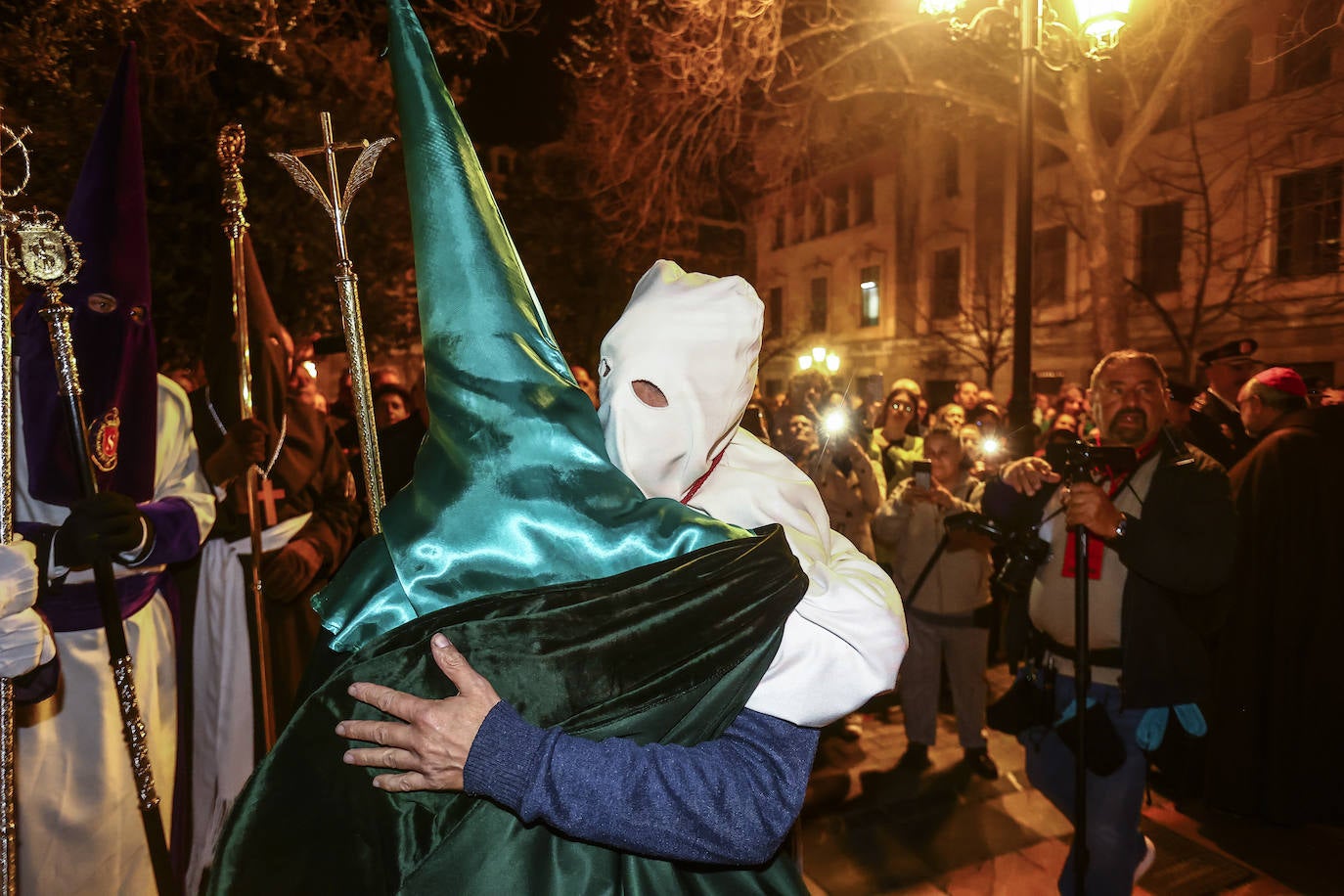 Una multitud en la procesión de la libertad