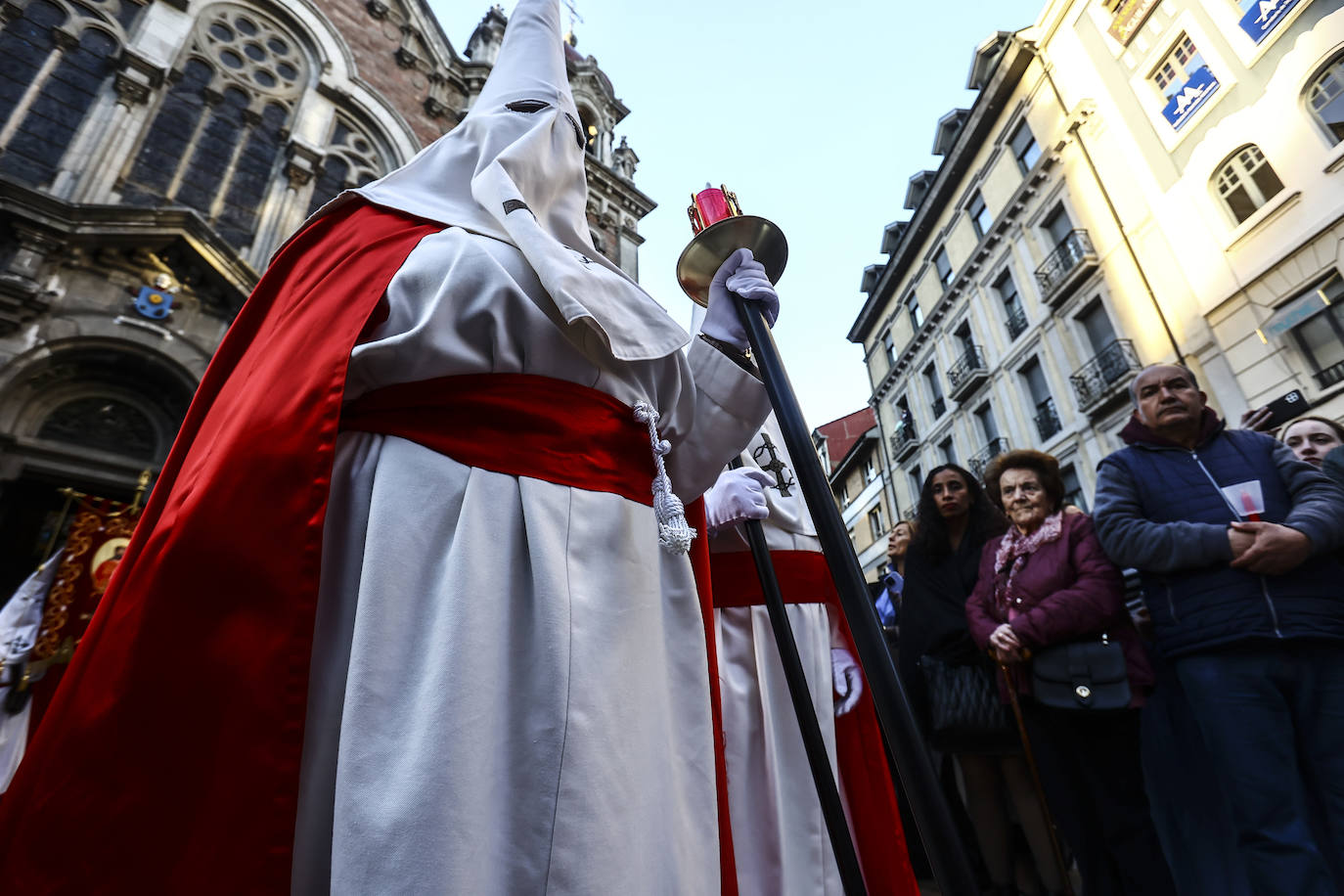 Una multitud en la procesión de la libertad