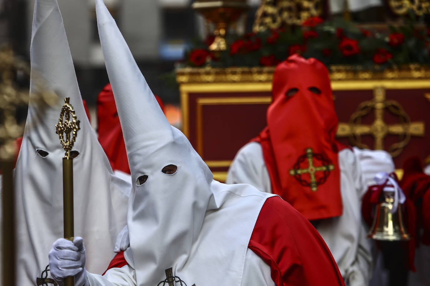 Una multitud en la procesión de la libertad