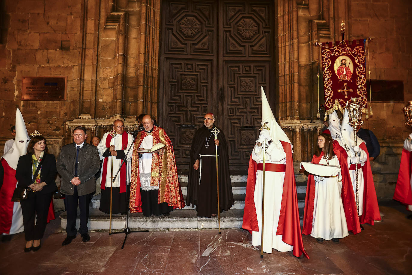 Una multitud en la procesión de la libertad