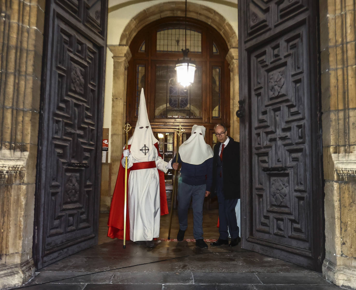 Una multitud en la procesión de la libertad