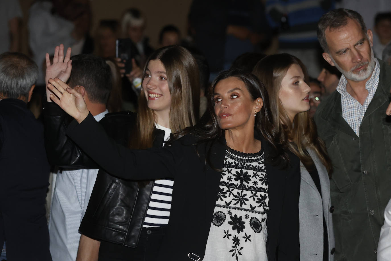 Los Reyes visitan la Pasión de Cristo de Chinchón