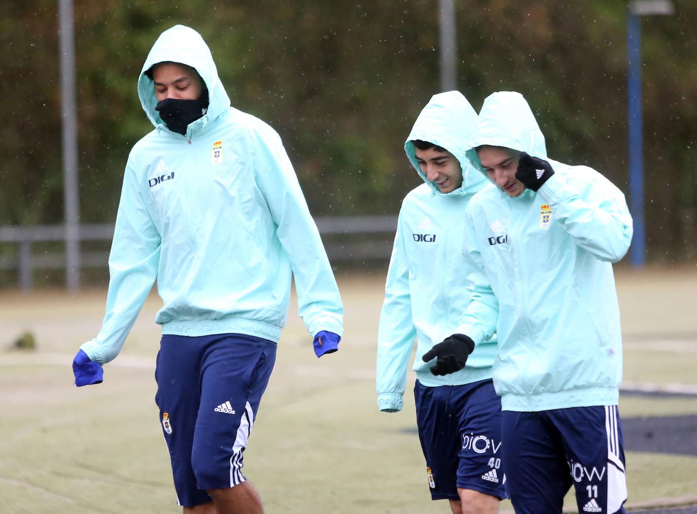 Entrenamiento del Real Oviedo (12/04/2023)