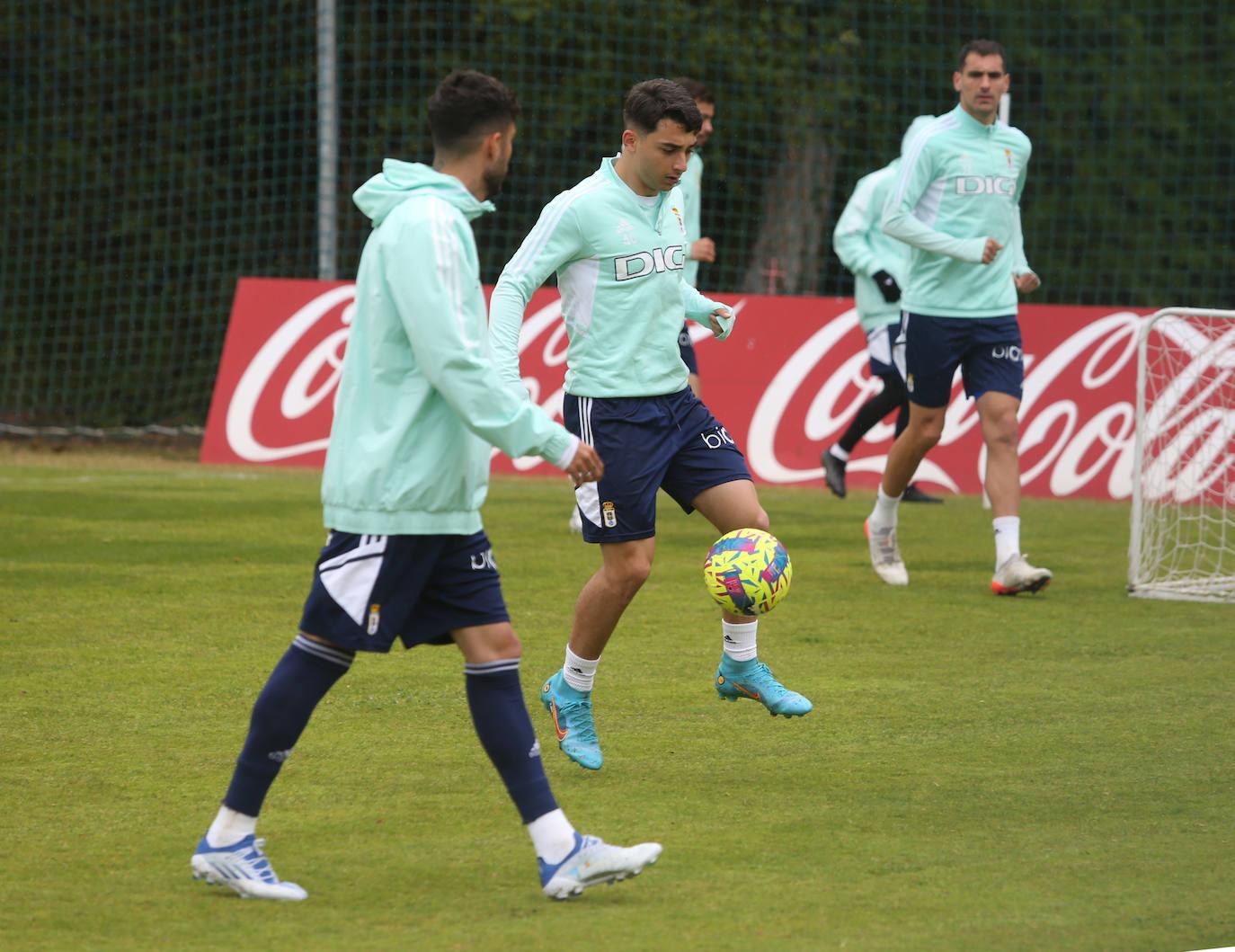 Entrenamiento del Real Oviedo (12/04/2023)