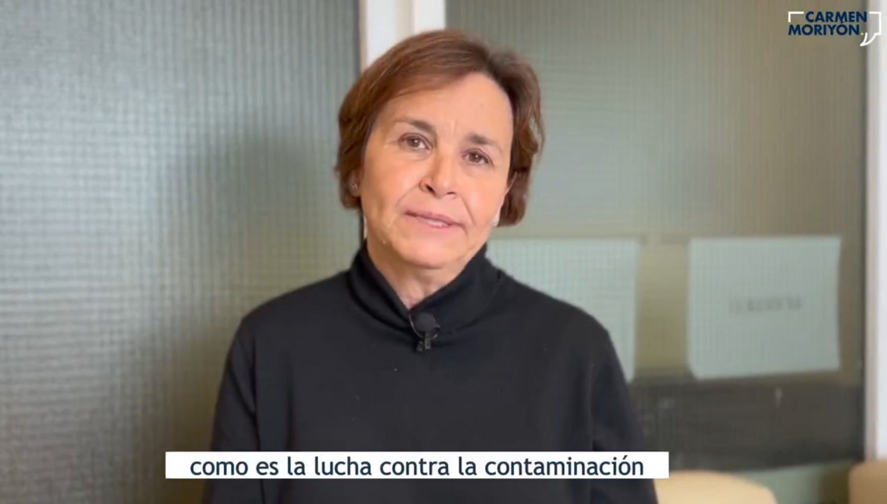 Un fragmento del vídeo compartido por Carmen Moriyón.