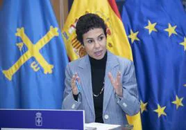 Isabel Pardo de Vera, en la rueda de prensa en la que confirmó el caso destapado por EL COMERCIO.
