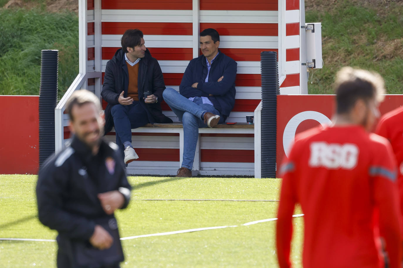 Entrenamiento del Sporting (14/04/2023)