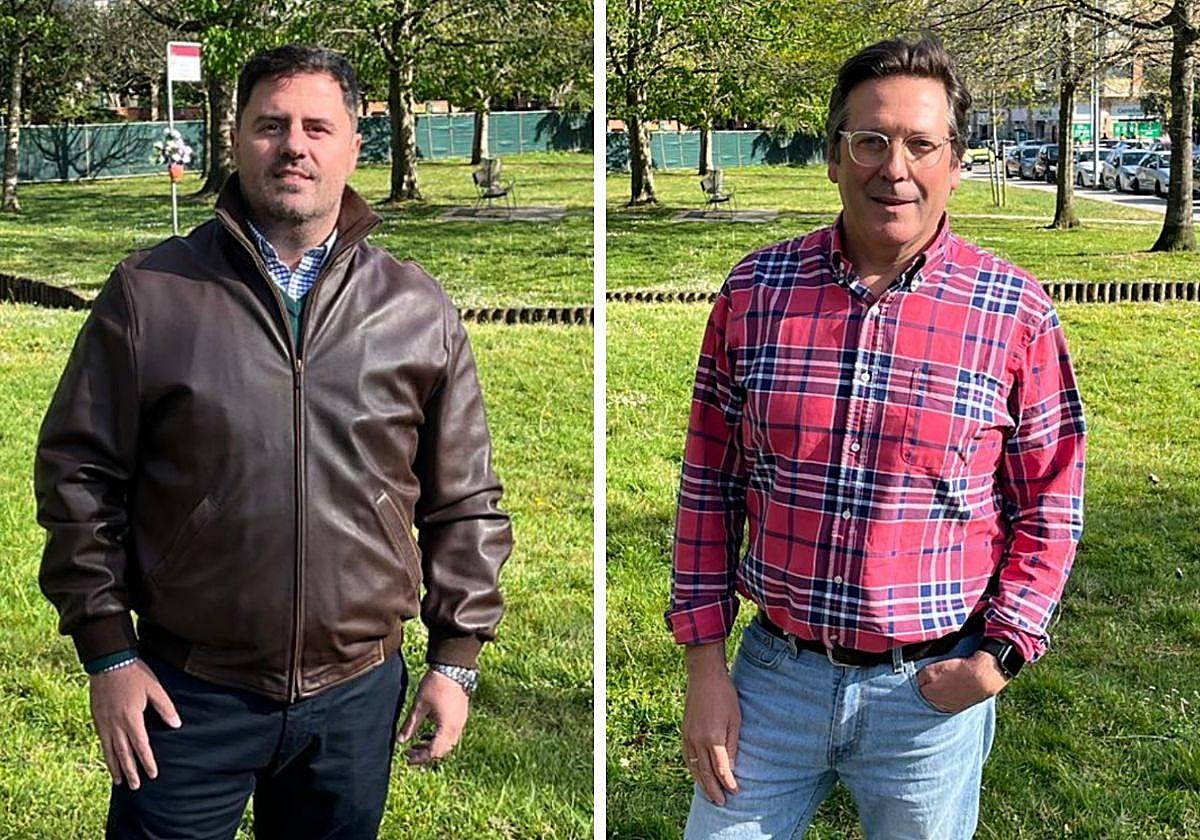 Ángel López y Juan Arribas, número dos y tres en la lista de Ciudadanos a la Alcaldía de Gijón.