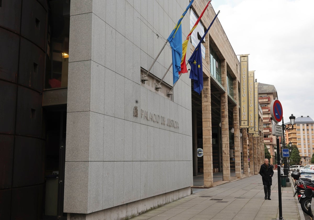 El palacio de justicia de Oviedo.