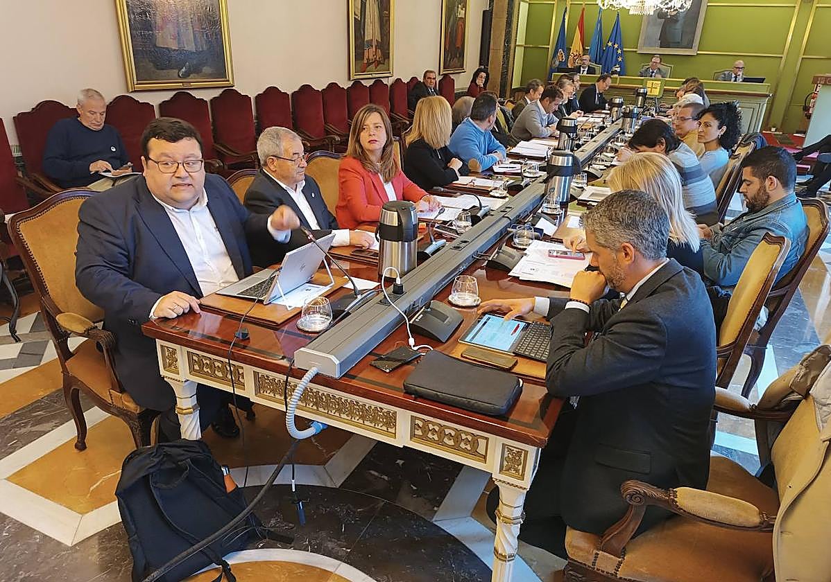 Un momento de la sesión celebrada esta mañana.