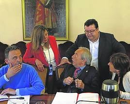 Fernández, Taboada, López, Pacho y Rivas todos ellos en la oposición.
