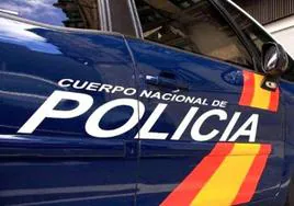 Un coche de la Policía Nacional