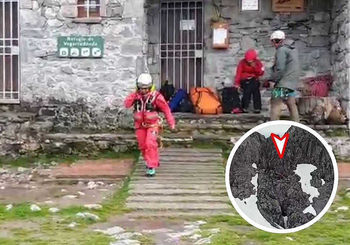 Rescatan a tres escaladores franceses en la cresta de los Argaos