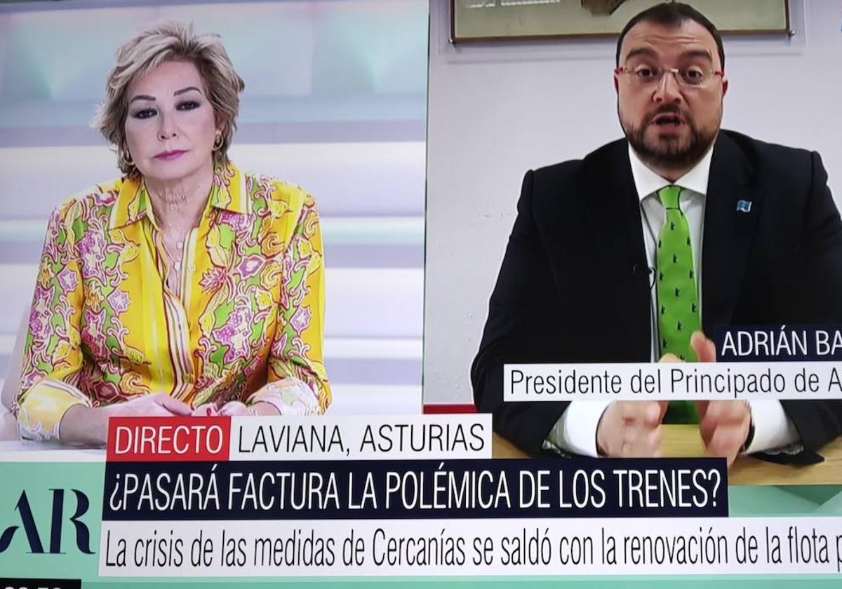 Barbón, en el prgrama de Ana Rosa.