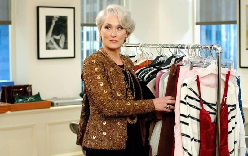 En el papel de Miranda Priestly en 'El diablo viste de Prada' (2006) 