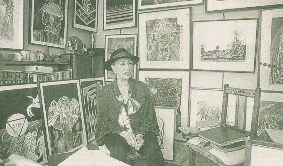 Pepa Osorio, en su estudio.