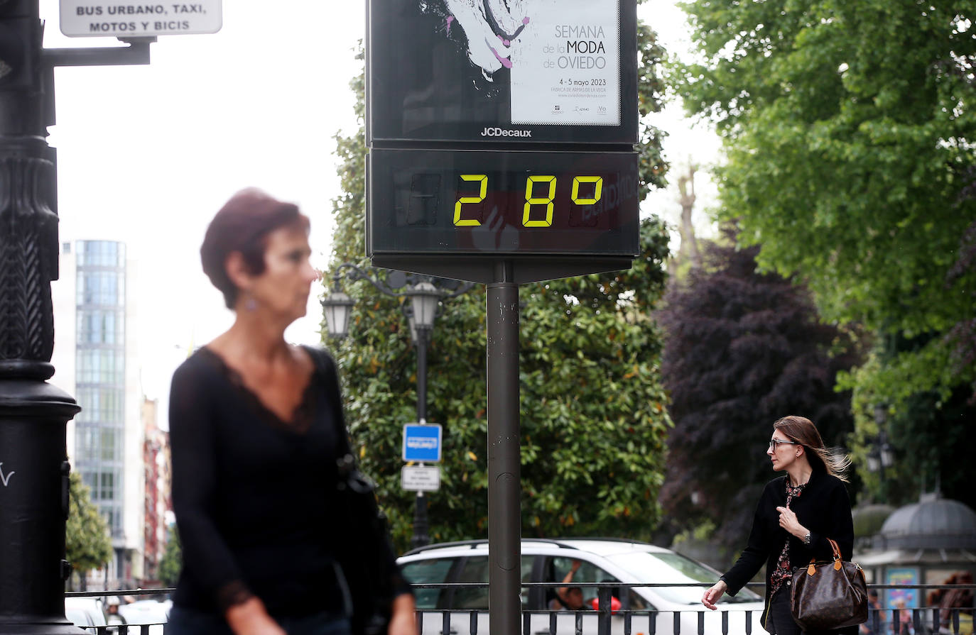 Asturias, del calor a la lluvia