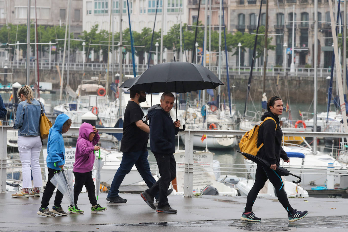 Asturias, del calor a la lluvia