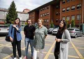 Raquel Ruiz, Manuel Campa, Mariví Monteserín y Ana Suárez Guerra.