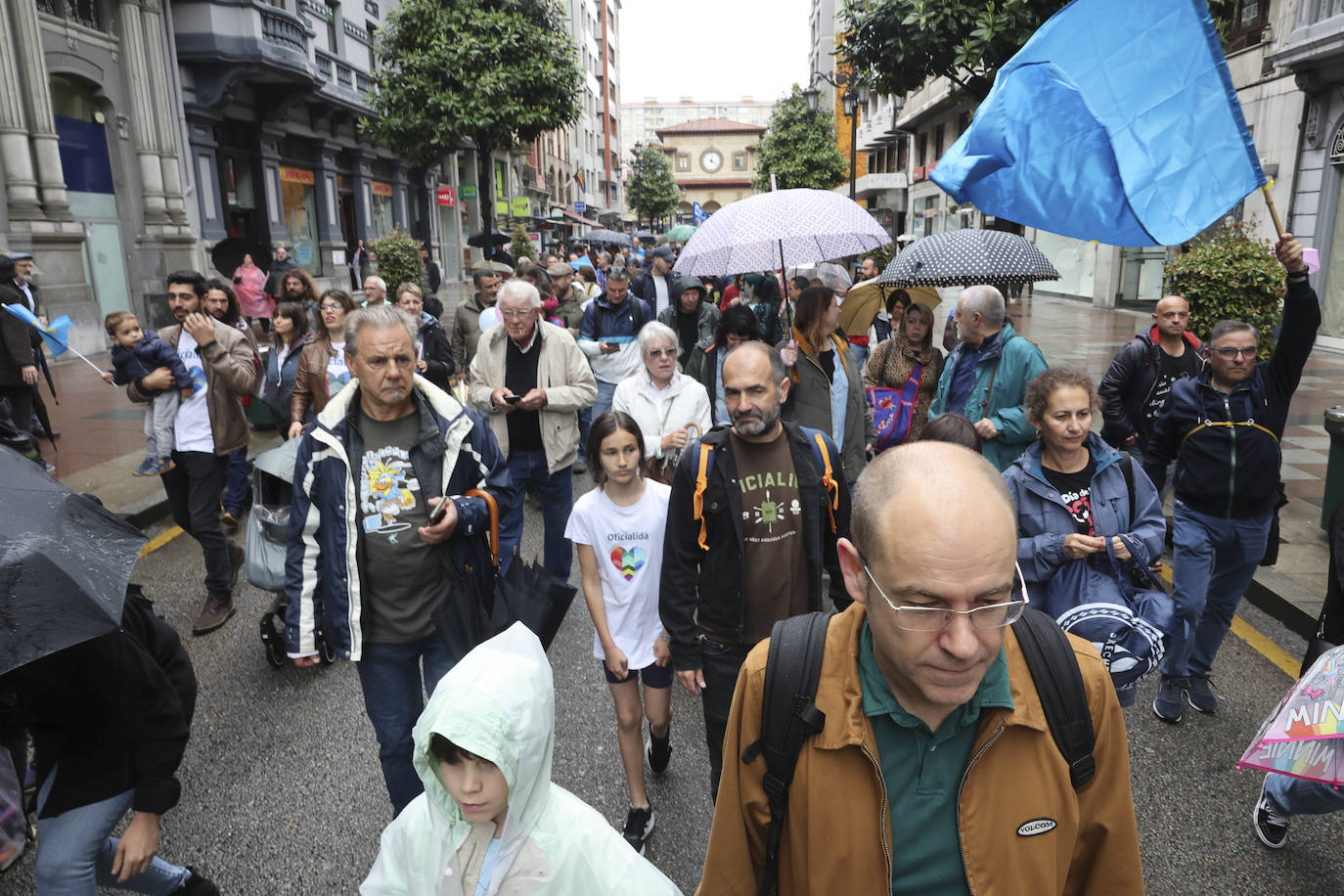 Multitudinaria manifestación en Oviedo por la &#039;oficialidá&#039; del asturiano